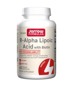 Jarrow Formulas - R-Alpha Lipoic Acid with Biotin - 60 vcaps