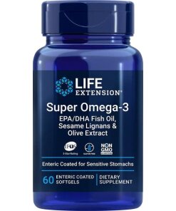 Life Extension - Super Omega-3 EPA/DHA with Sesame Lignans & Olive Extract - 60 enteric coated softgels