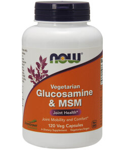NOW Foods - Glucosamine & MSM Vegetarian - 120 vcaps