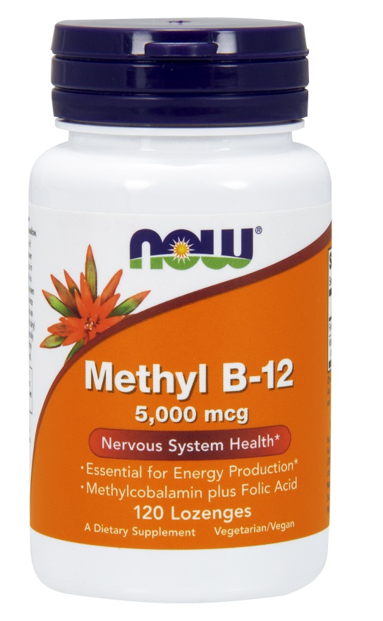 NOW Foods - Methyl B-12 with Folic Acid