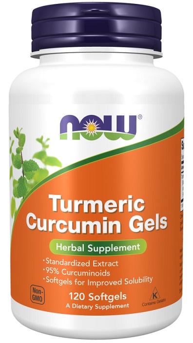 Now Foods - Gurkemeje Curcumin - 120 Bløde Kapsler