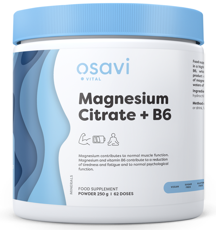 Osavi - Magnesium Citrate + B6 Powder - 250g
