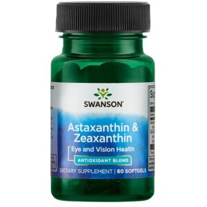 Swanson - Astaxanthin & Zeaxanthin - 60 softgels
