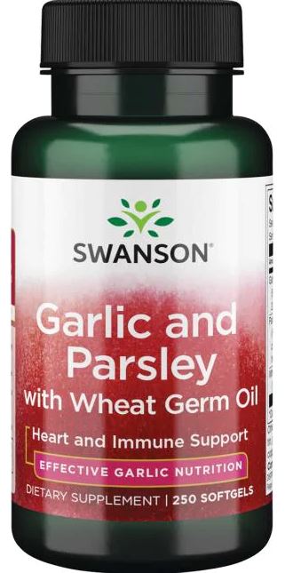 Swanson - Garlic and Parsley with Wheat Germ Oil - 250 softgels