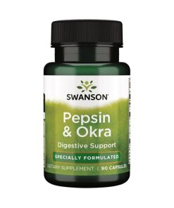 Swanson - Pepsin & Okra - 90 caps