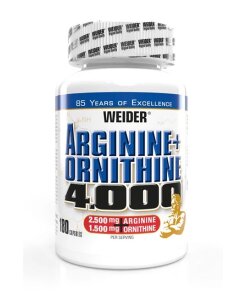 Weider - Arginine + Ornithine 4000 - 180 caps