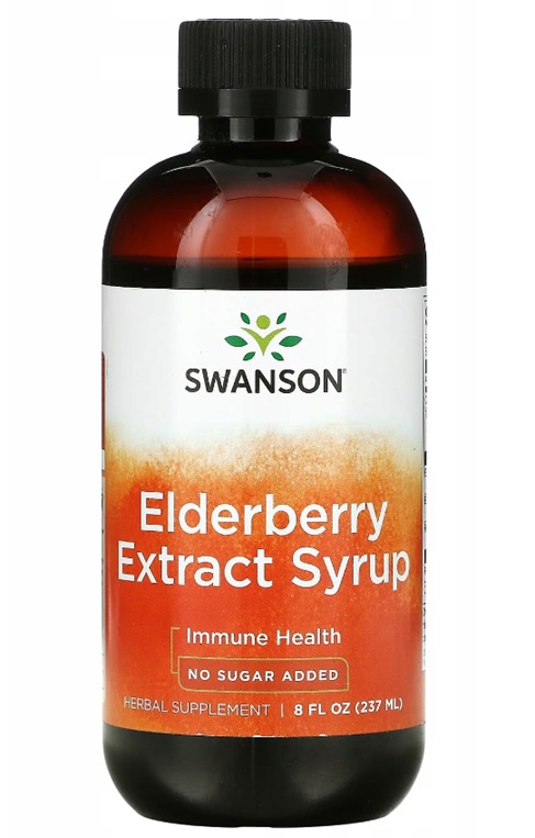 Swanson - Elderberry Extract Syrup - 237 ml.