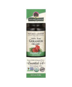 Nature's Answer - 100% Pure Geranium Essential Oil - 15 ml.