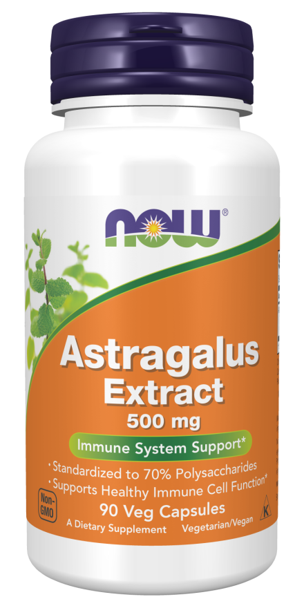 Astragalus Extract 500 mg Veg Capsules