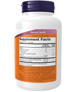 NOW Foods - CoQ10 με Λεκιθίνη & Βιταμίνη E, 200mg (Μασώμενα Δισκία) - 90 ταμπλέτες