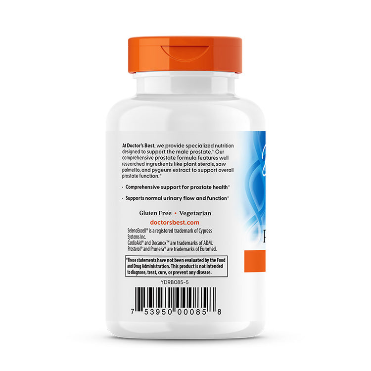 Doctor's Best - Omfattende Prostata Formel - 120 kapsler - Image 3