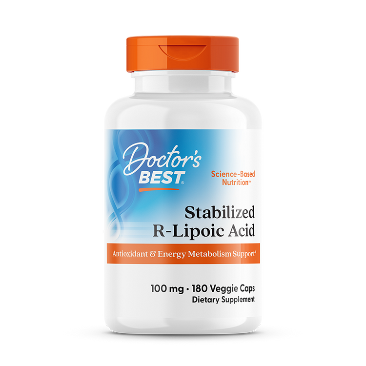 Doctor's Best Stabilized R-Lipoic Acid with BioEnhanced Na-RALA