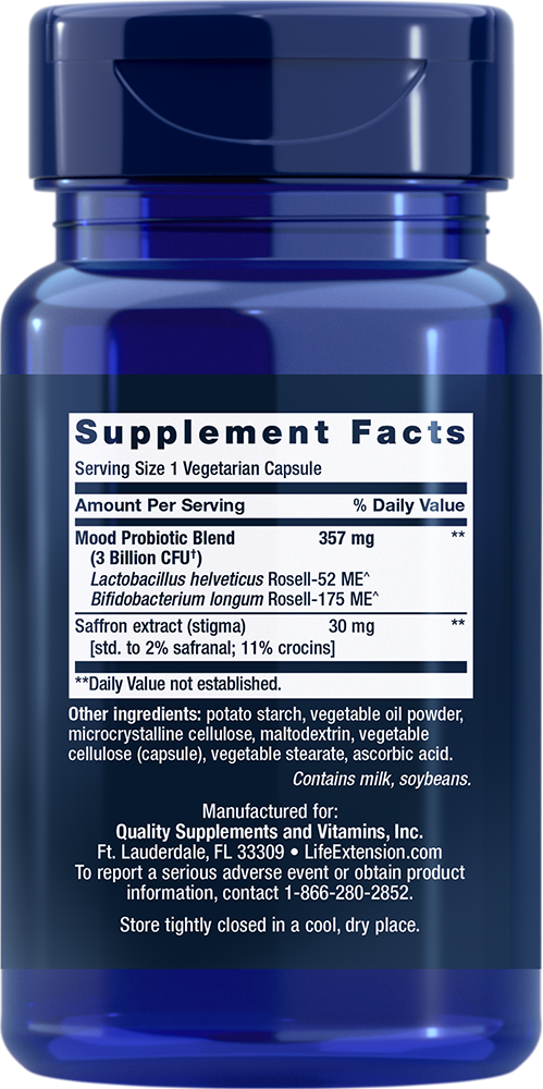 Life Extension - Florassist Βελτίωση Διάθεσης, 30 κάψουλες - Image 2