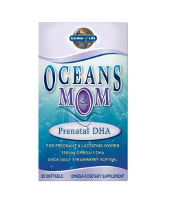 Eco Supplements - Oceans MOM Prenatal DHA Omega-3 350mg 30 Softgels