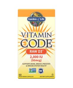 Eco Supplements - Vitamin Code Raw D3 2000 IU Capsules