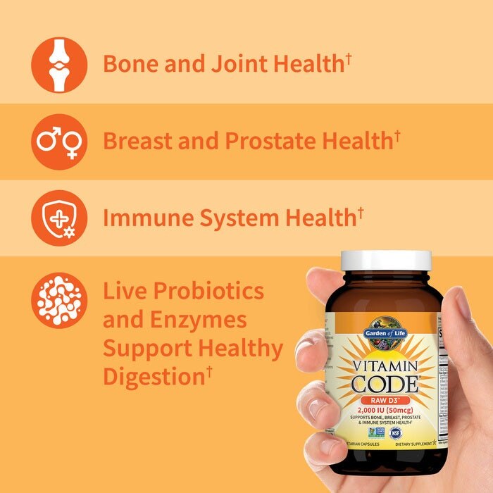 Have af Livet - Κώδικας Βιταμίνης Raw D3 2000 IU, 60 κάψουλες - Image 5