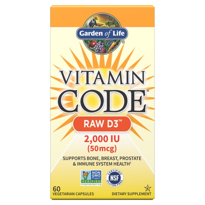 Eco Supplements - Vitamin Code Raw D3 2000 IU Capsules