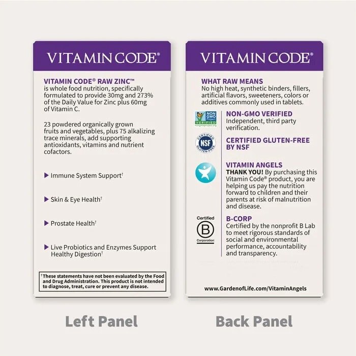 Have af Livet - Κωδικός Βιταμίνης Ωμός Ψευδάργυρος 60 φυτικές κάψουλες - Image 3