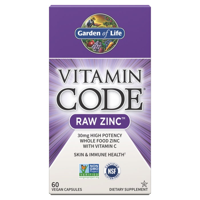 Eco Supplements - Vitamin Code Raw Zinc 60 Capsules
