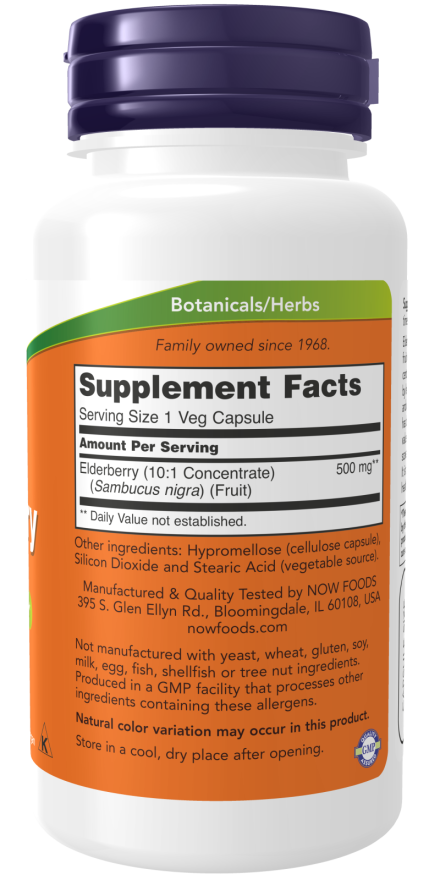 NOW Foods - Hyld 500mg, 120 κάψουλες - Image 2