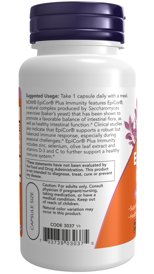 NOW Foods - EpiCor Plus Ανοσοποιητικό Σύστημα 60 κάψουλες - Image 3