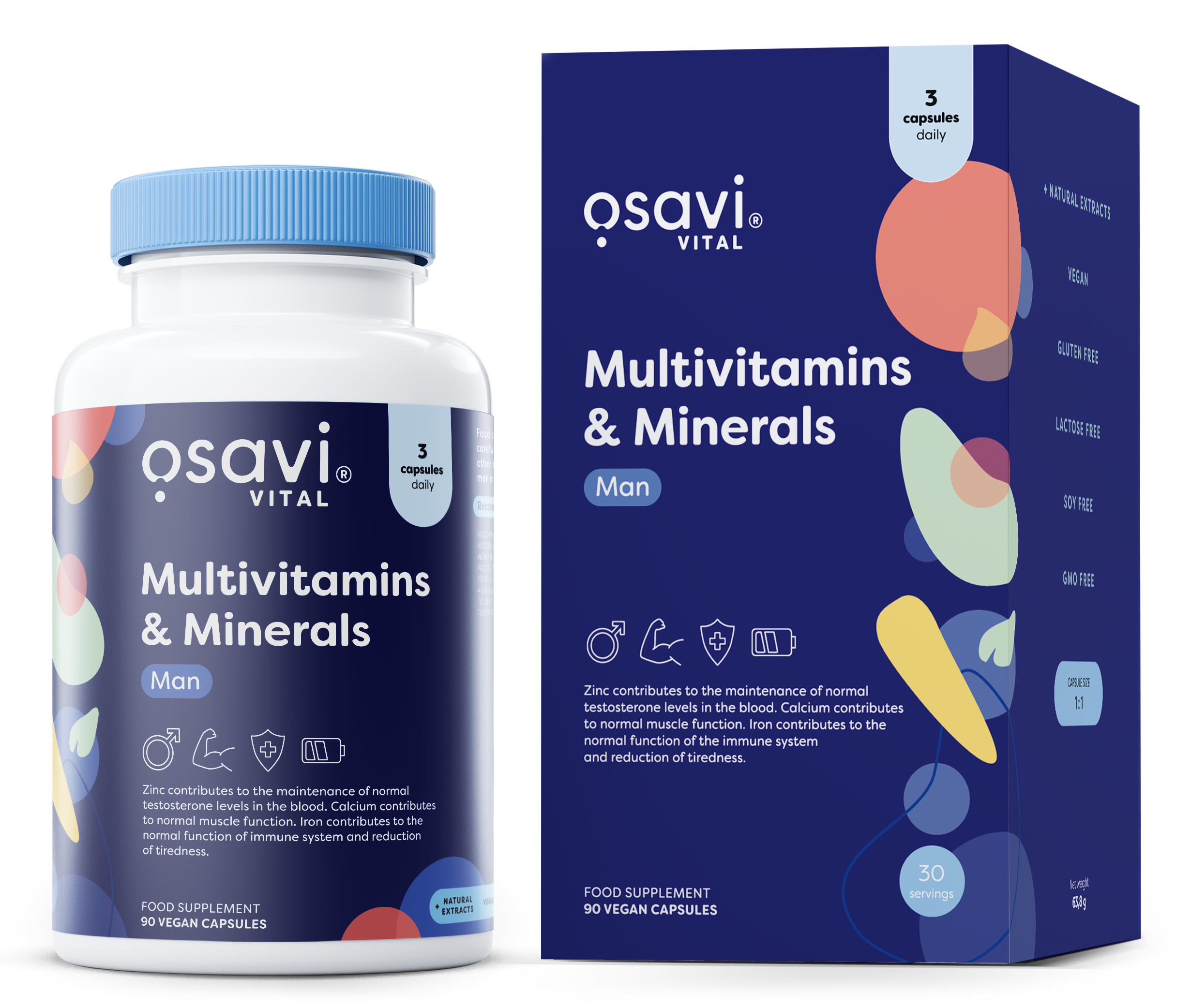 Osavi - Multivitamins & Minerals Man - 90 vegan caps
