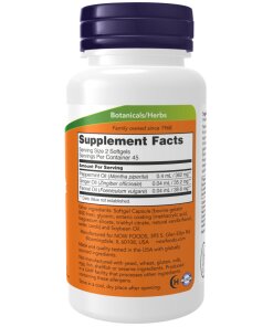 NOW Foods - Μαλακές Κάψουλες Δυόσμου 90 κάψουλες