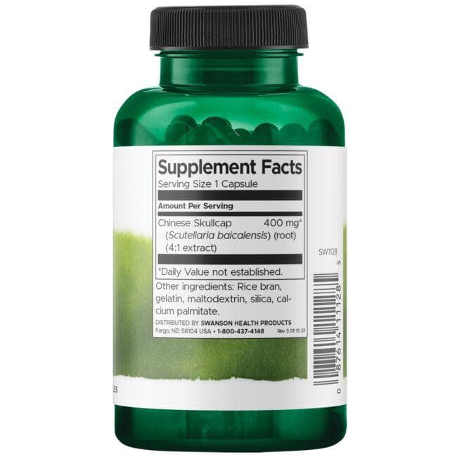 Swanson - Κινέζικες Κάψουλες Κρανίου 400 mg - 90 κάψουλες - Image 2