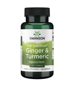 SWANSON FS Imbir + Turmeric 60caps