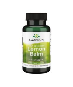 SWANSON FS Lemon Balm 500mg 60kaps