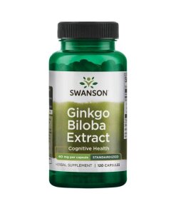 SWANSON Ginkgo Biloba ekstrakt 60mg 120kaps