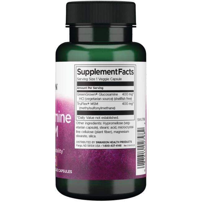 Swanson - Γλυκοζαμίνη + MSM 60 κάψουλες - Image 2