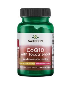 SWANSON Koenzym Q10 100mg + Tocotrienole 10mg 60sg