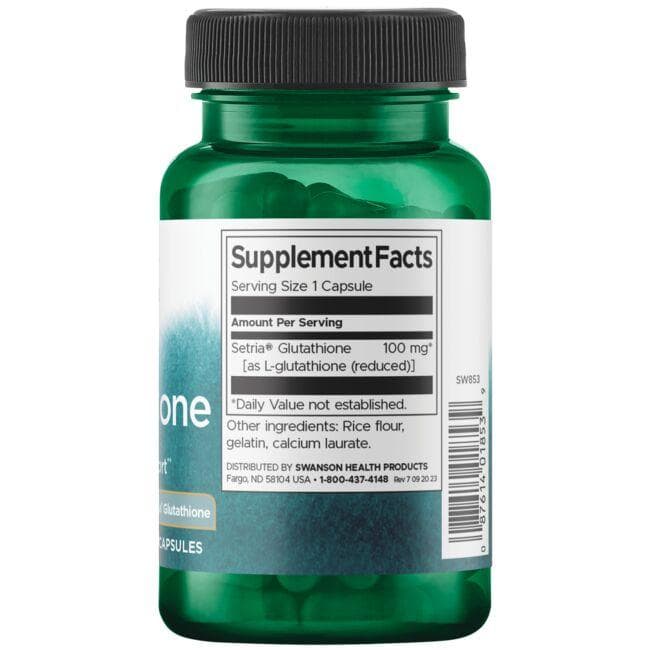 Swanson - L-Γλουταθειόνη 100 mg, 100 κάψουλες - Image 2