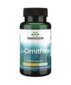 SWANSON L-Ornityna 500mg 60kaps