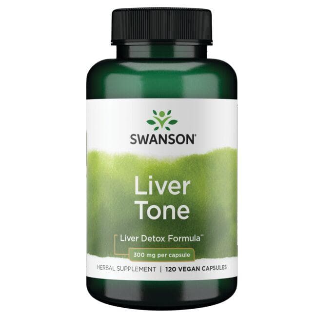SWANSON Liver tone - liver detox formula 120kaps