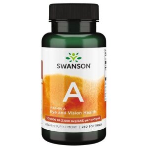 SWANSON Witamina A 10.000IU 250sgels