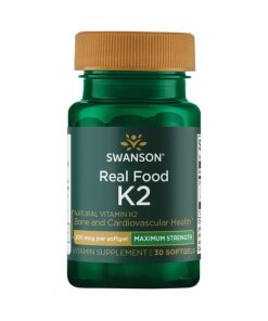 SWANSON Witamina K2 naturalna 200mcg 30kaps