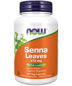 Senna Leaves 470 mg Veg Capsules