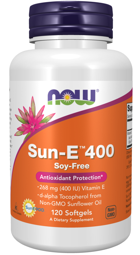NOW Foods - Sun-E 400 IU, 60 μαλακές κάψουλες - Image 4