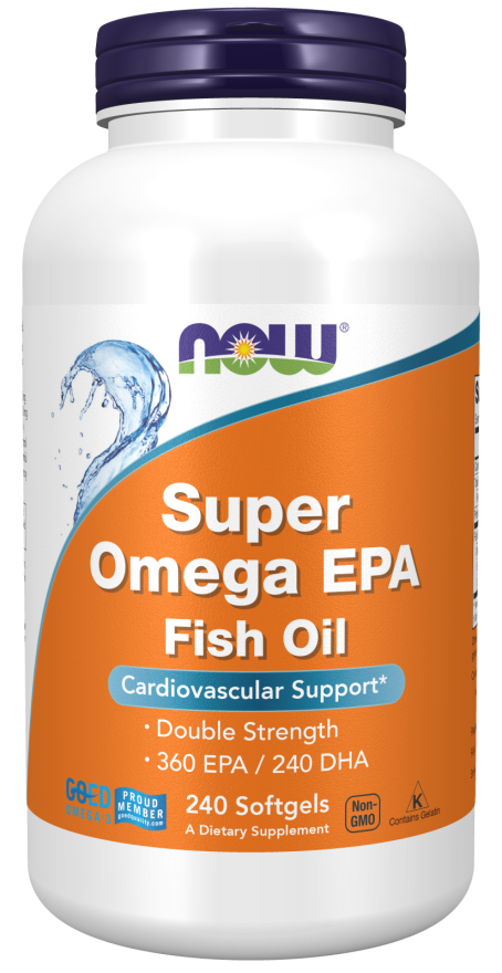 NOW Foods - Super Omega EPA Μοριακά Διασταλμένο, 240 Μαλακές Κάψουλες - Image 4