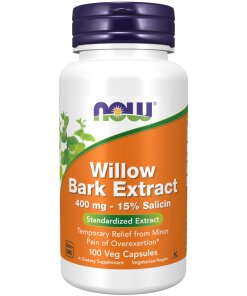 Willow Bark Extract 400 mg Veg Capsules