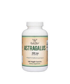 Double Wood Supplements Astragalus (180 Capsules)